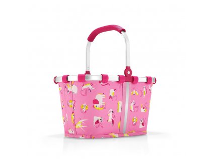 Dětský košík Carrybag XS kids cats and dogs rose