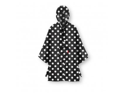 Skládací pláštěnka Mini Maxi Poncho dots white