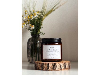 Sójová repelentní svíčka proti komárům 120 ml