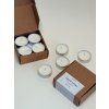 Sójové čajové svíčky bez vůně 8 ks