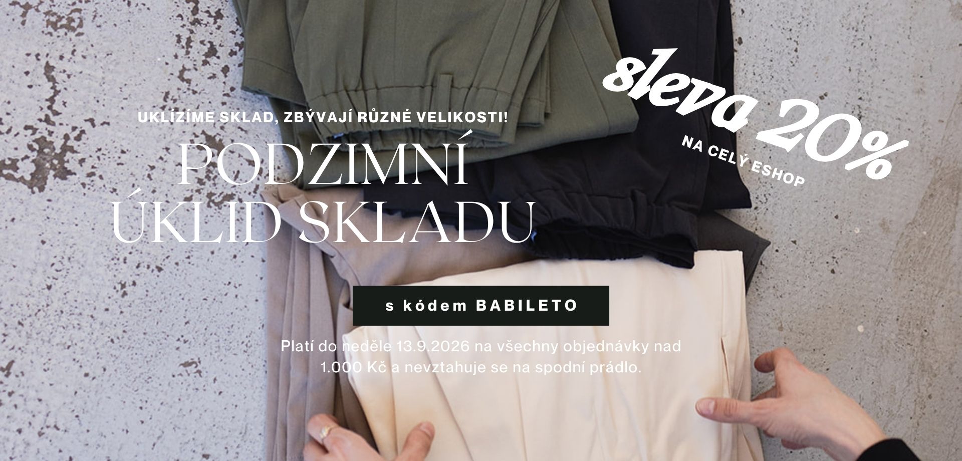 Podzimní sleva