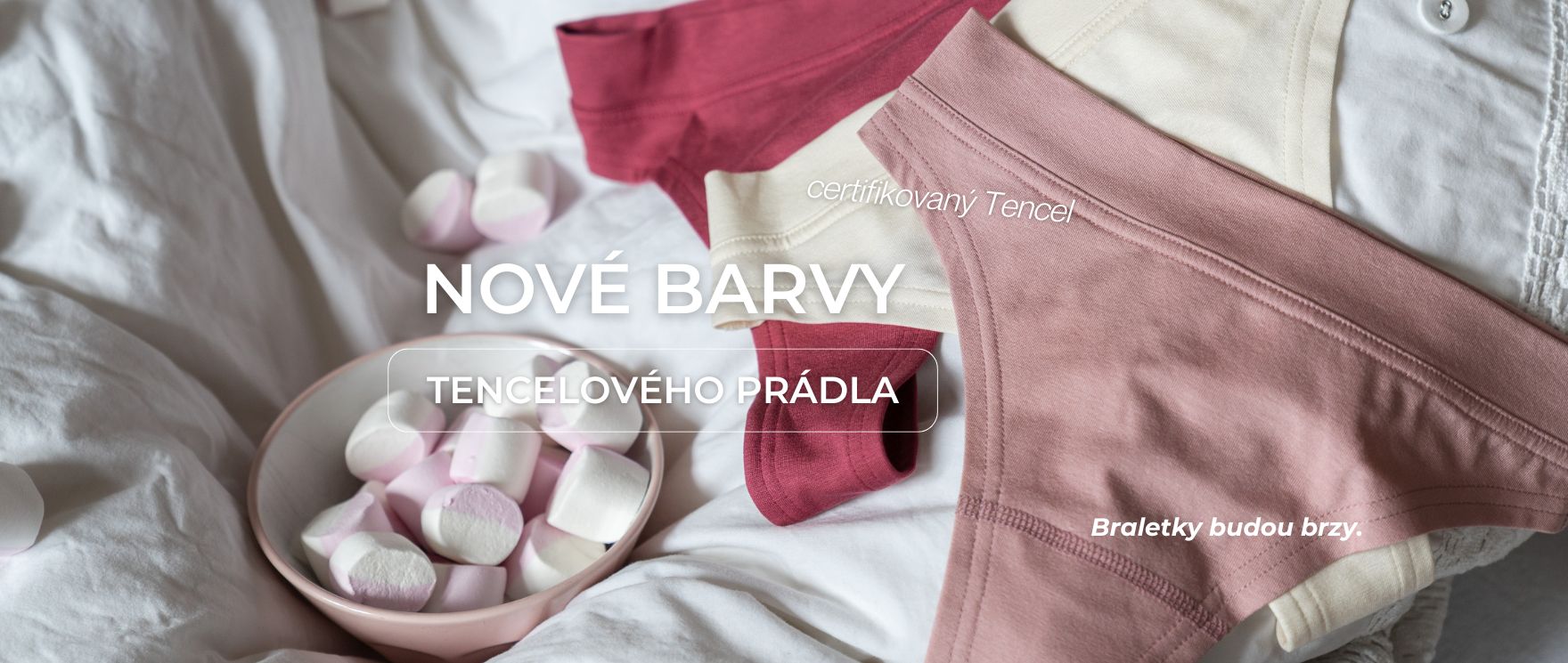 Nové barvy spodní prádlo