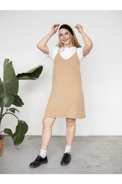 Short dress Summer Breeze camel