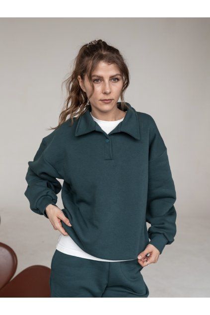 bygreyson zelena teplakovka 58