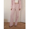 Cotton wide pants pink