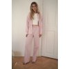Cotton wide pants pink