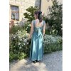 Bow Tie Back Adjustable Midi Dress Misty Teal