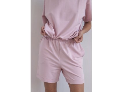 Loungewear shorts pink (Velikost L)