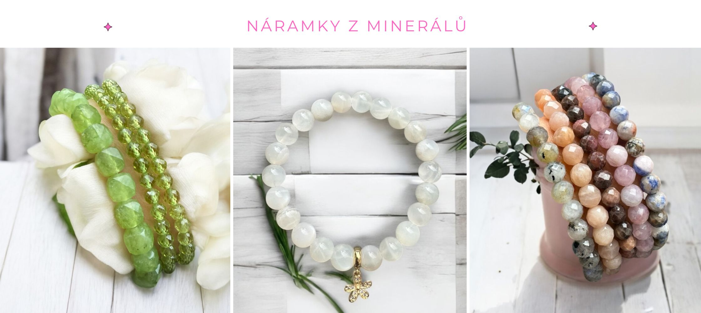 Minerální náramky