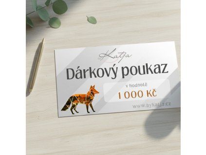 Dárkový poukaz Křivoklátská liška