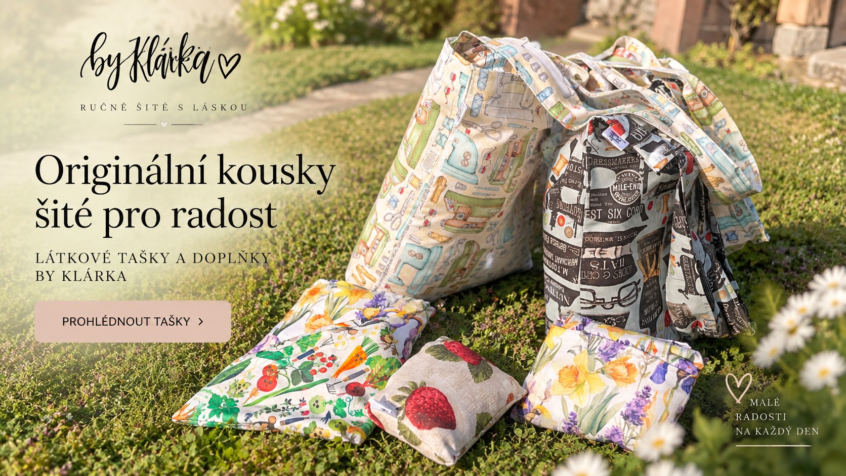 Ručně šité tašky by Klárka