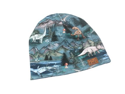 KLASICKÁ  ČEPICE DINOSAUŘI