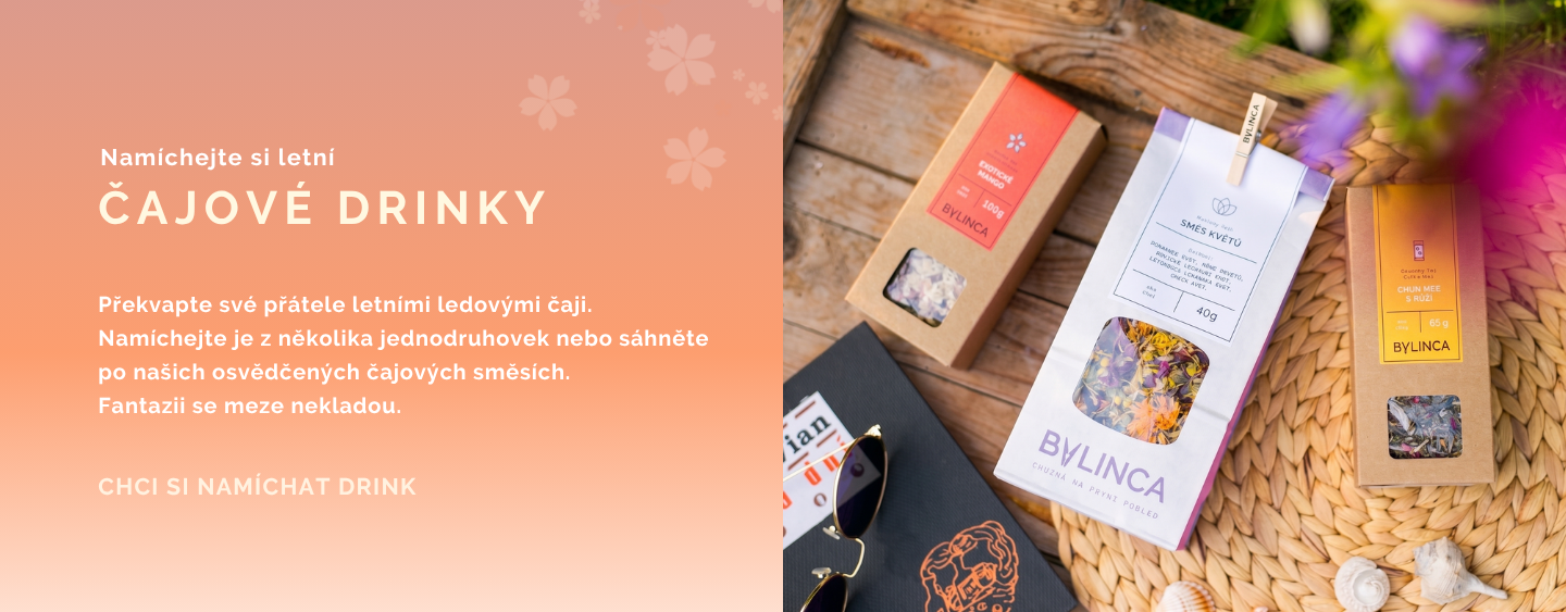 Letní čajové drinky