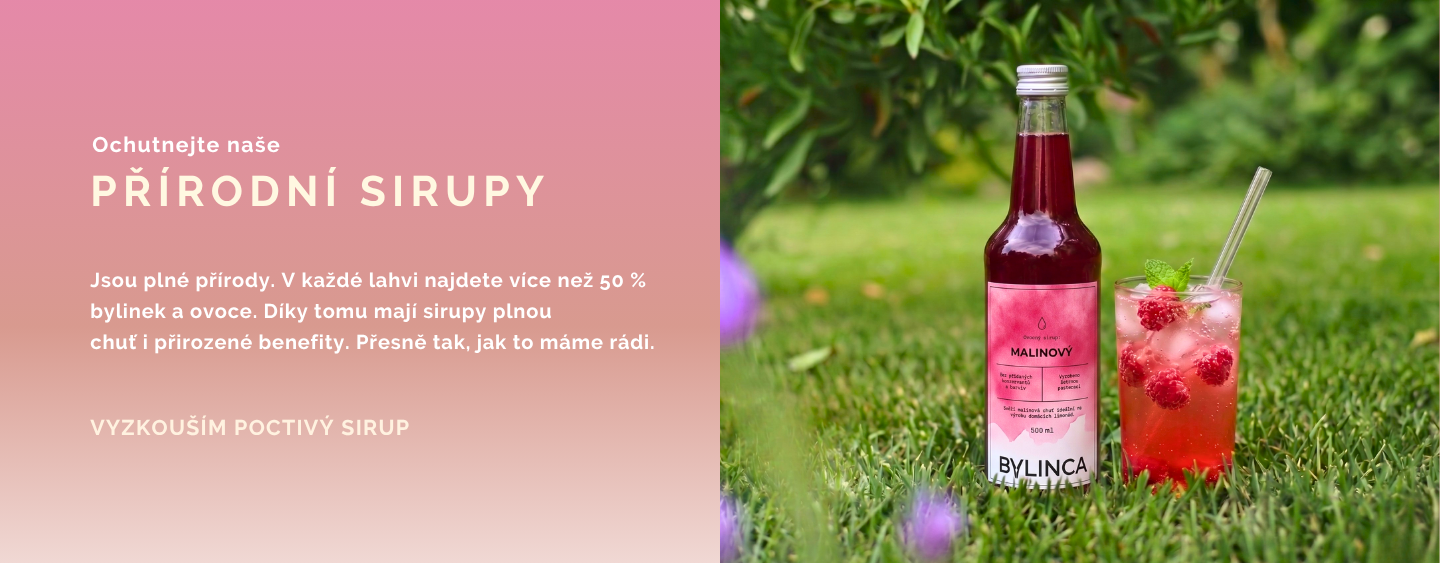 Bylinkové a ovocné sirupy