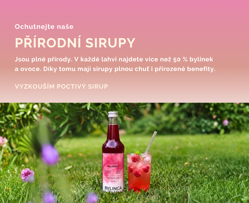 Bylinkové a ovocné sirupy