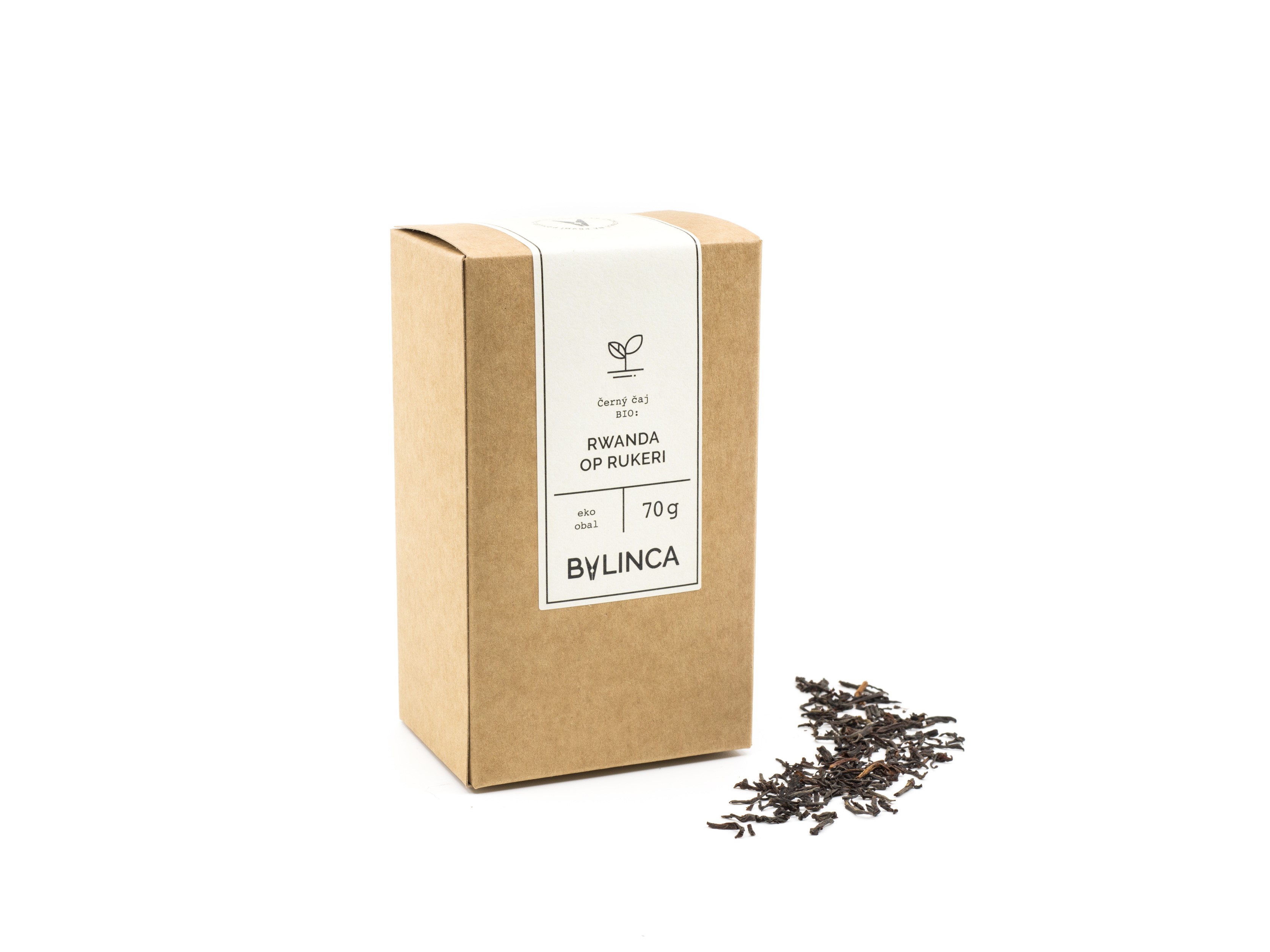 BYLINCA Černý čaj BIO: Rwanda OP Rukeri Organic Tea 70g