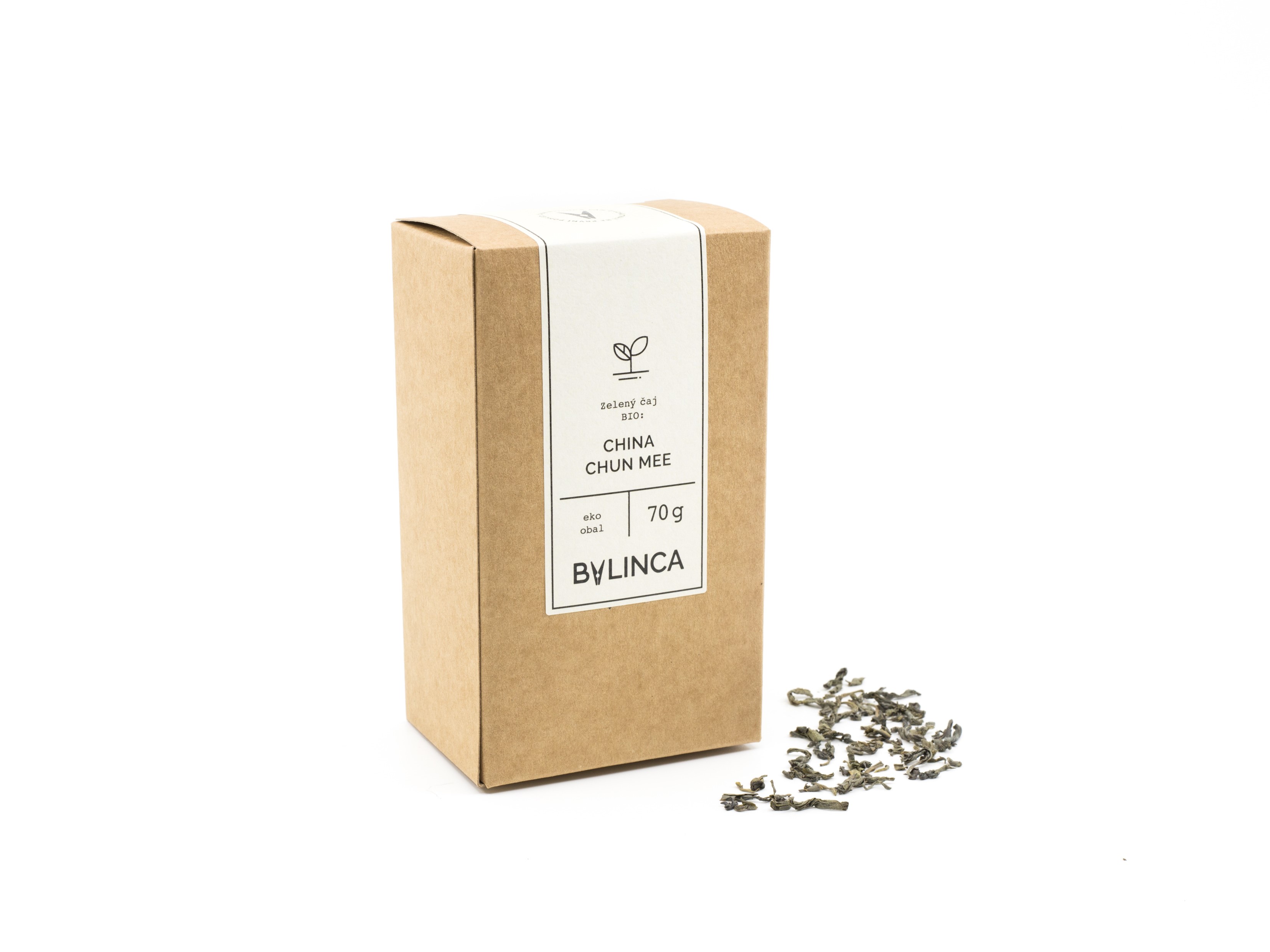 BYLINCA Zelený čaj BIO: China Chun Mee Organic Tea 70g