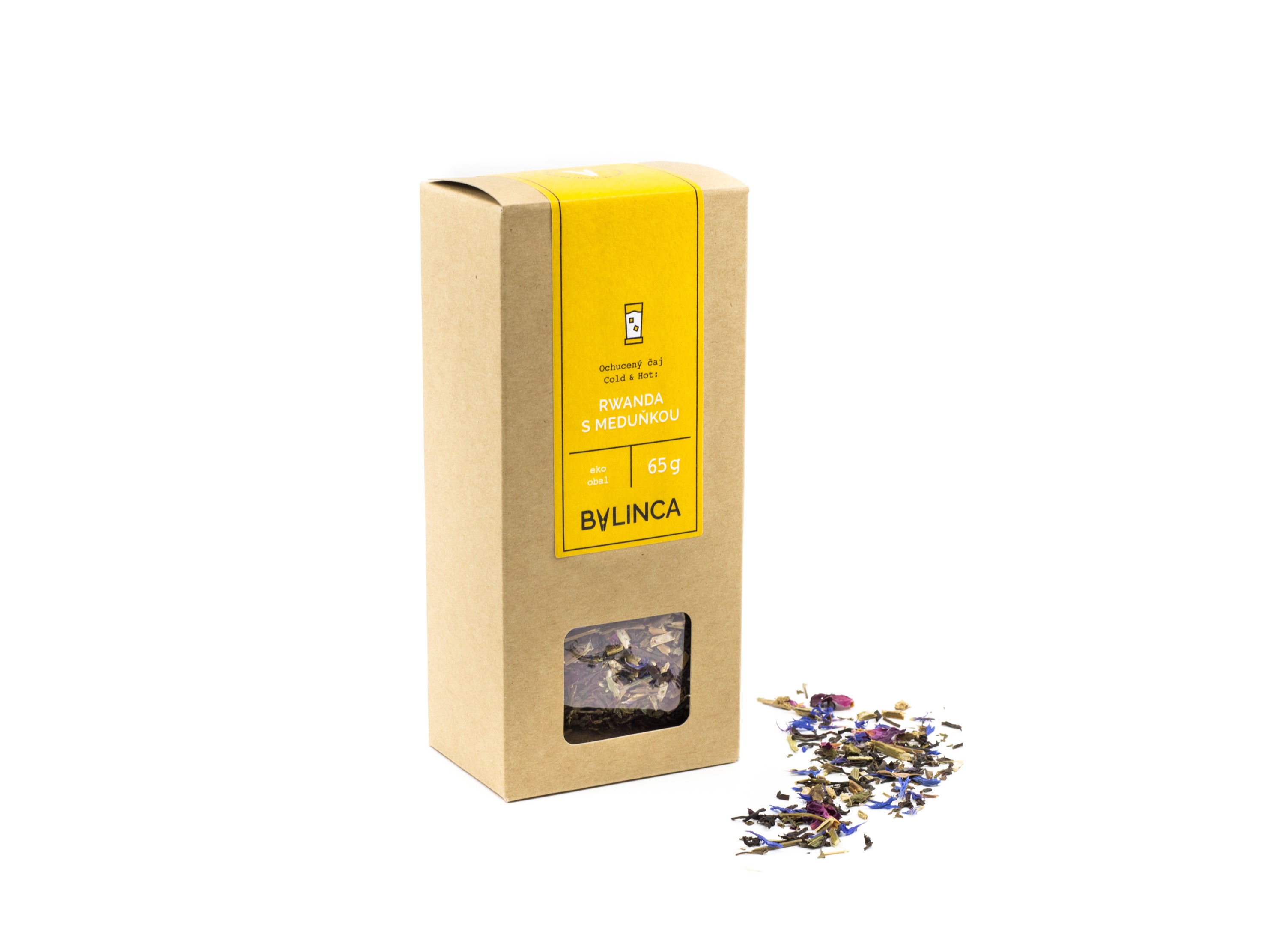 BYLINCA Ochucený čaj: Rwanda BIO s meduňkou 65g