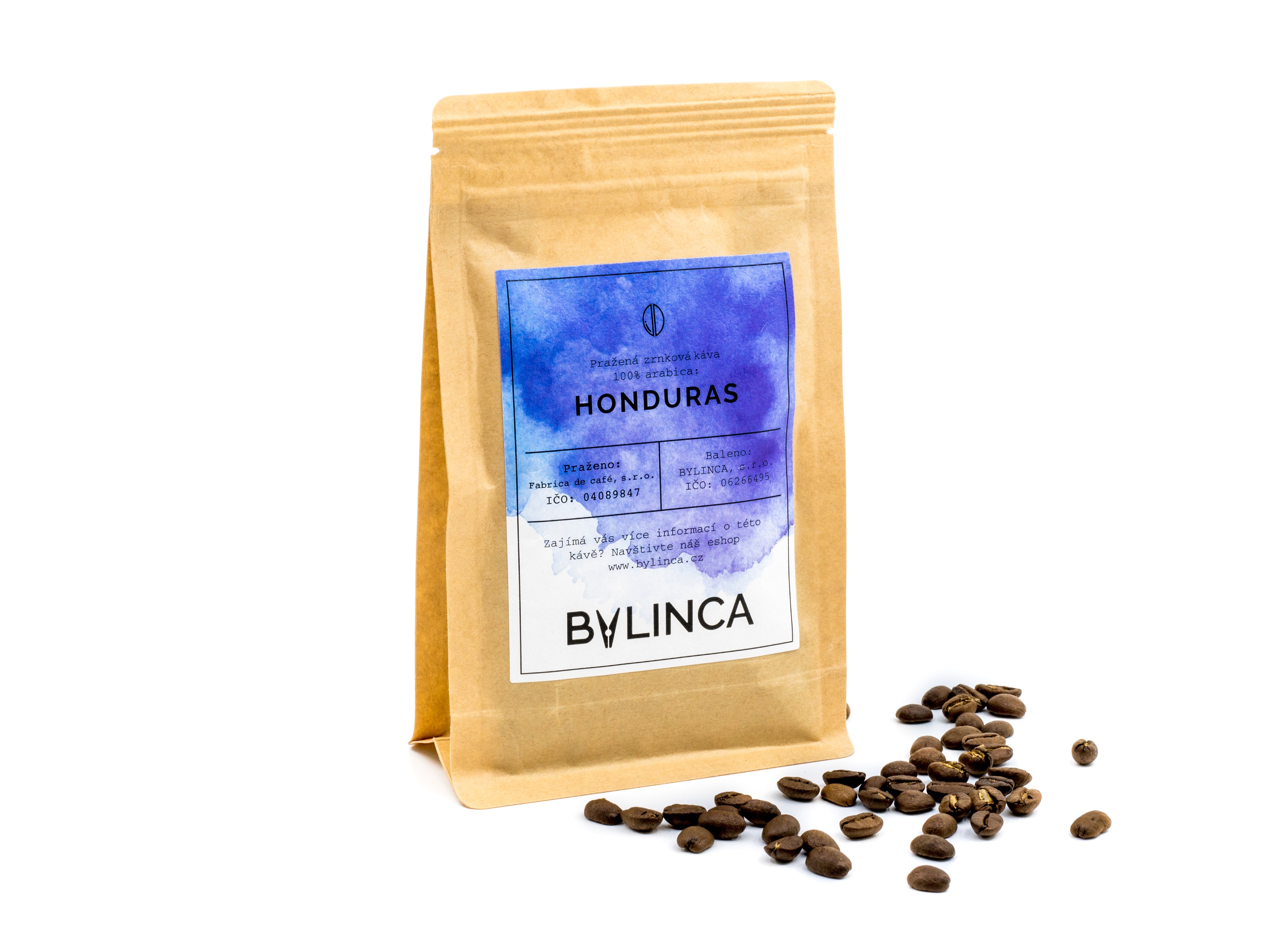 BYLINCA Zrnková káva: Honduras 100g, 250g, 500g, 1000g 1 ks: 250g