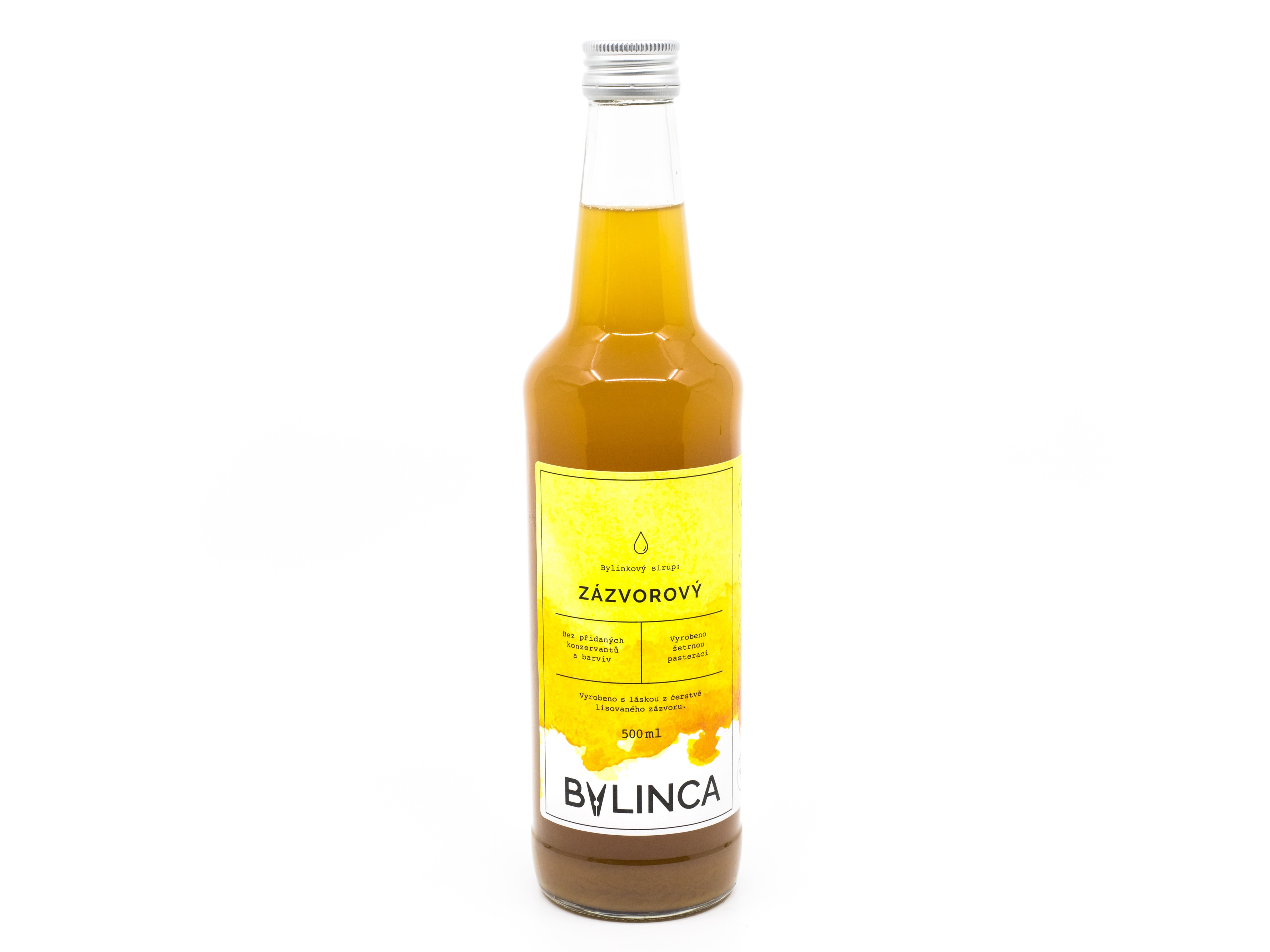 BYLINCA Bylinkový sirup: Zázvorový 500ml