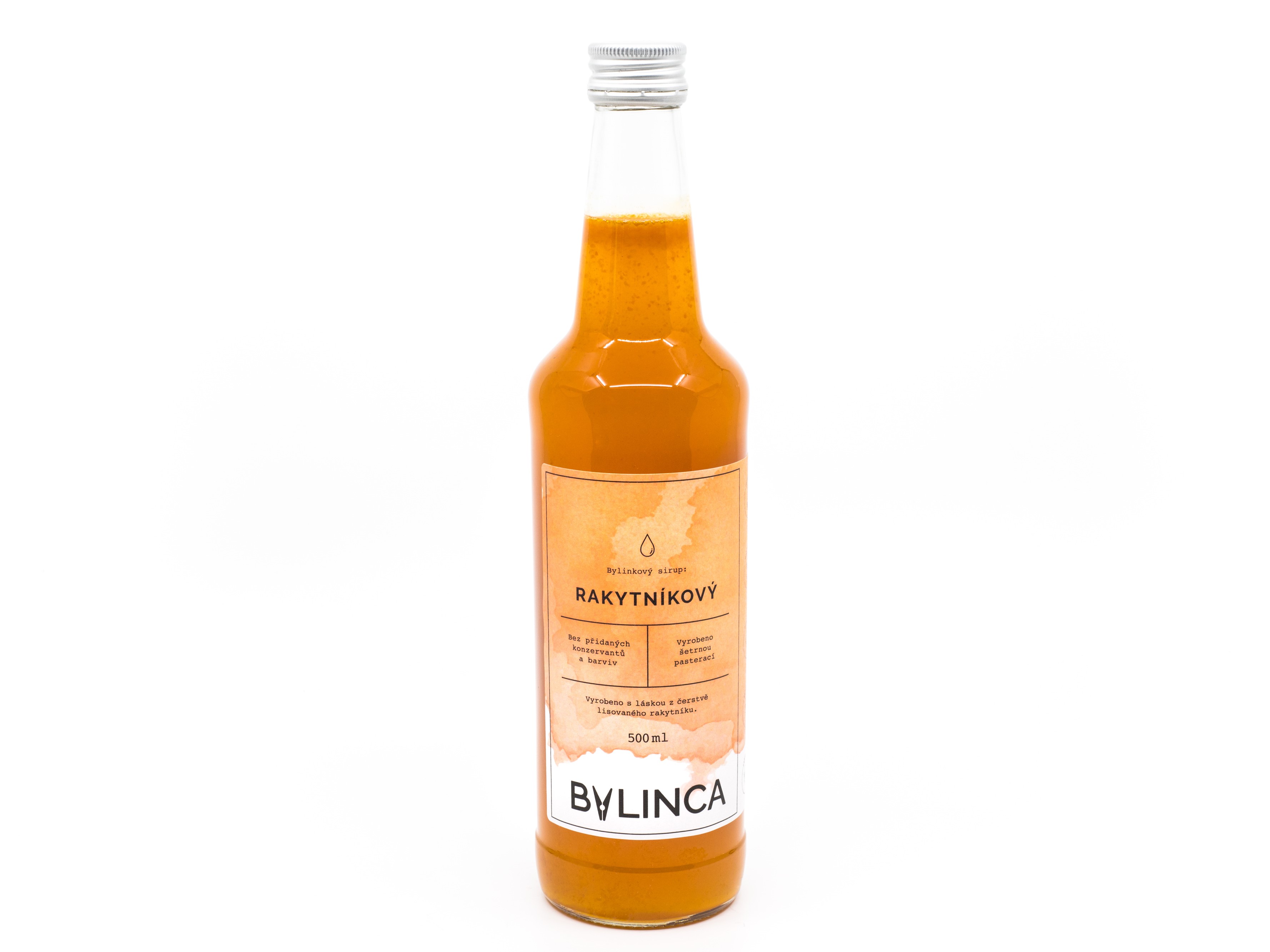 BYLINCA Bylinkový sirup: Rakytníkový 500ml