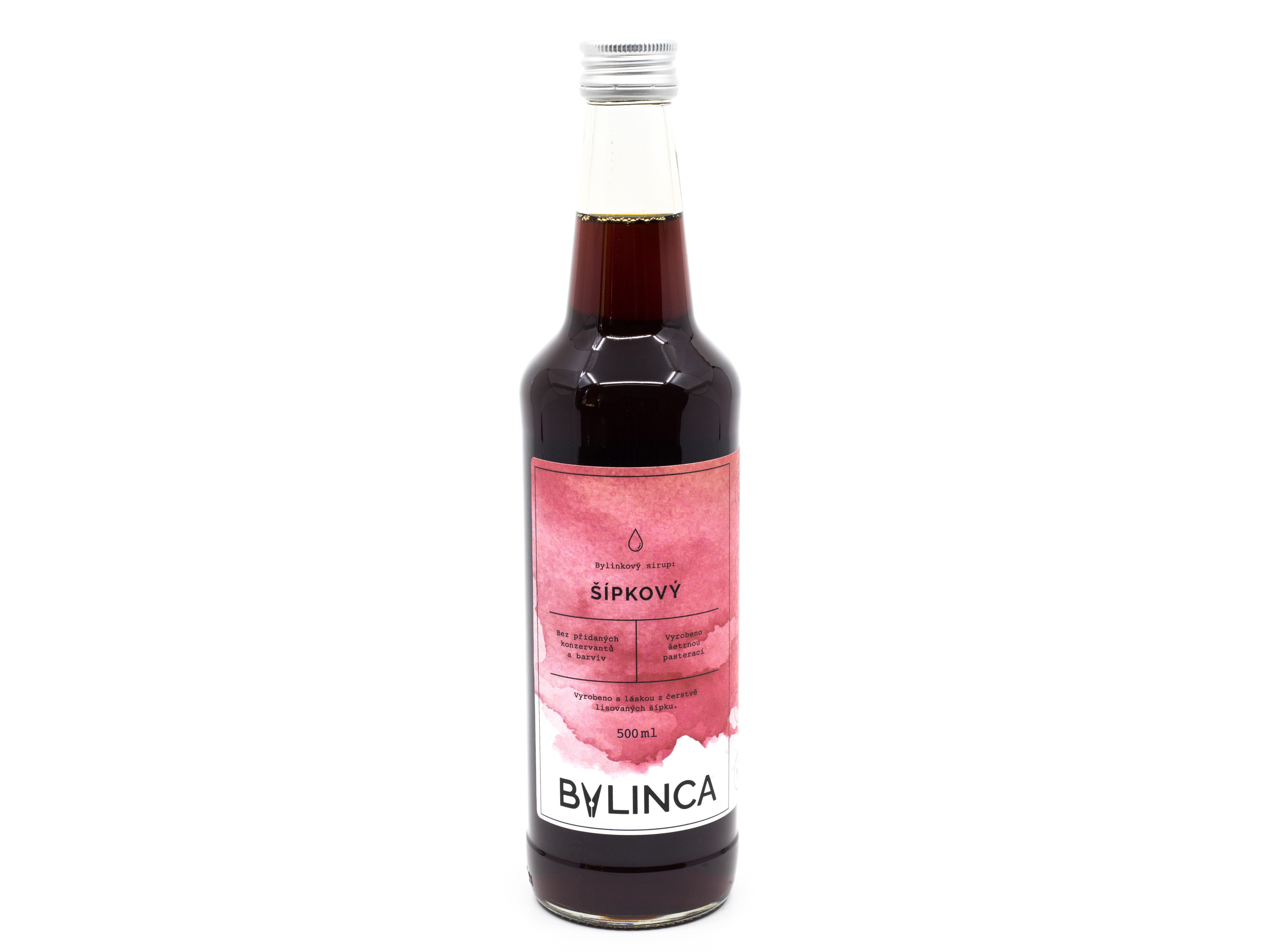 BYLINCA Bylinkový sirup: Šípkový 500ml