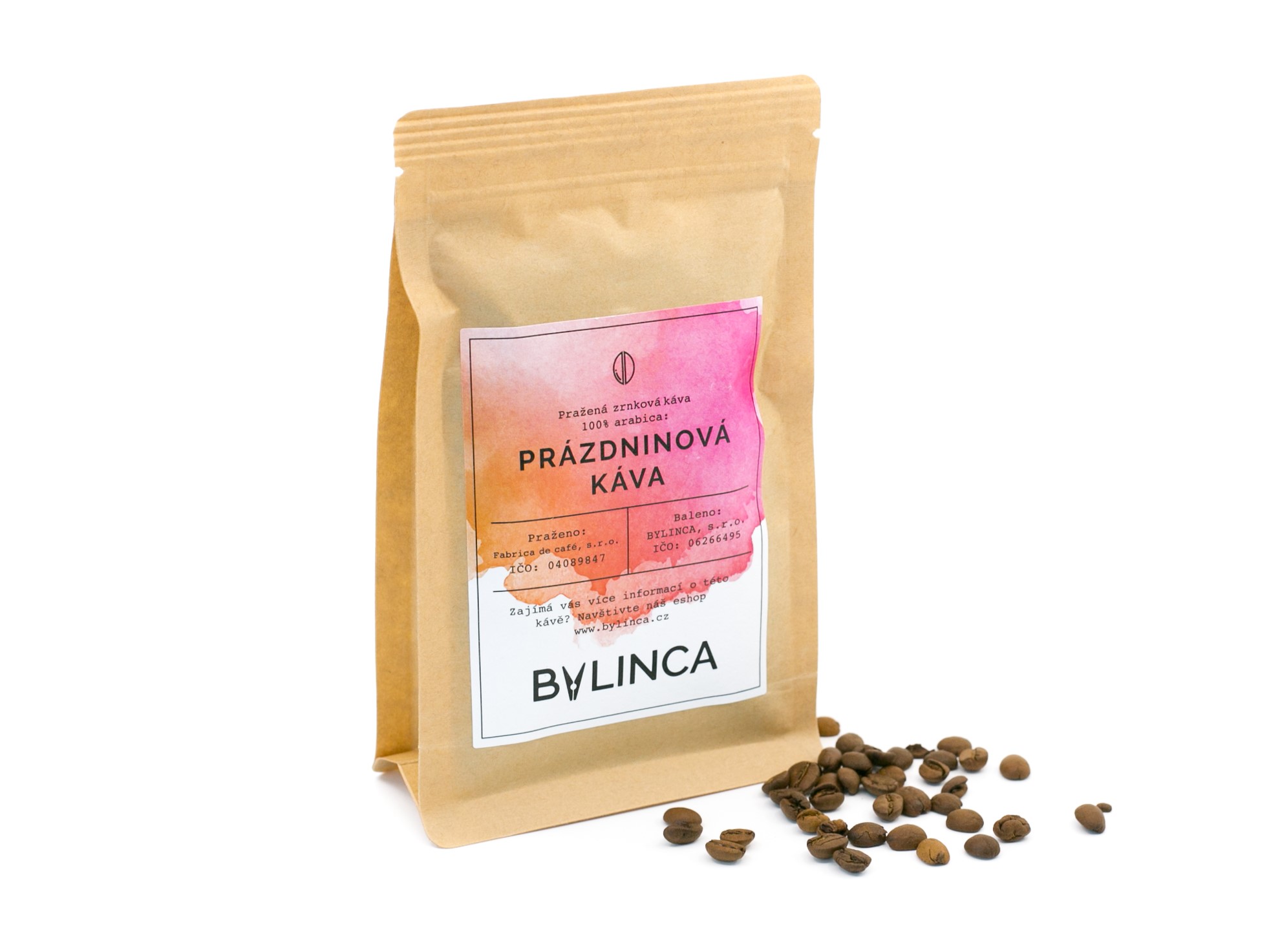 BYLINCA Zrnková káva: Prázdninová káva 100g, 250g, 500g, 1000g 1 ks: 100g