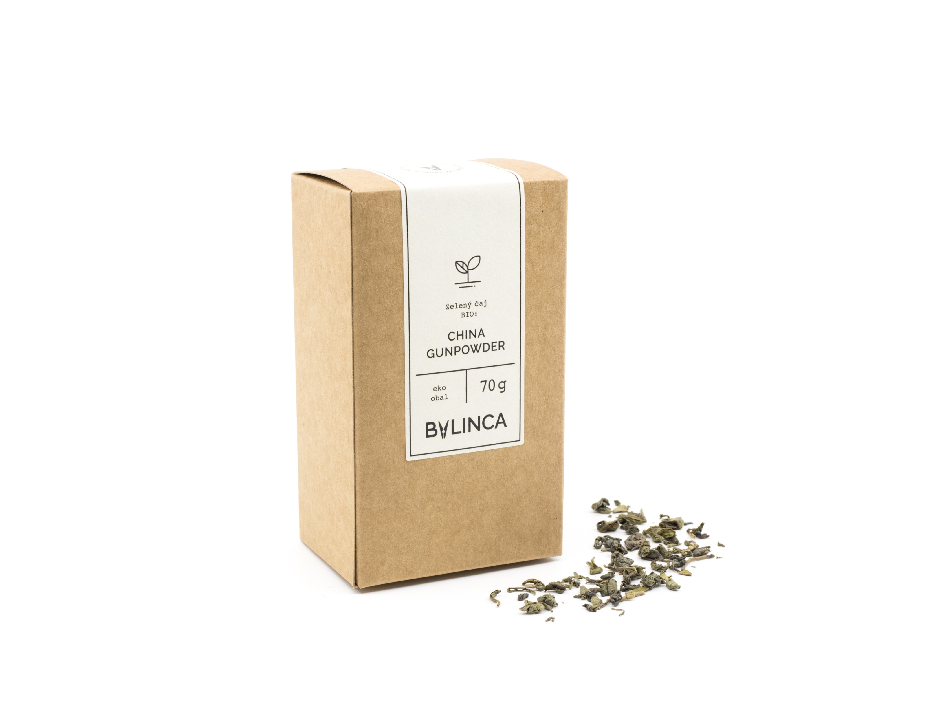 BYLINCA Zelený čaj BIO: China Gunpowder Organic Tea 70g