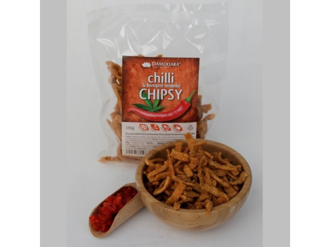 Chipsy s konopným semínkem