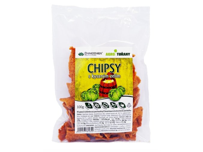 Chipsy s kysaným zelím