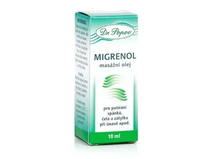 Migrenol, masážní olej, 10 ml