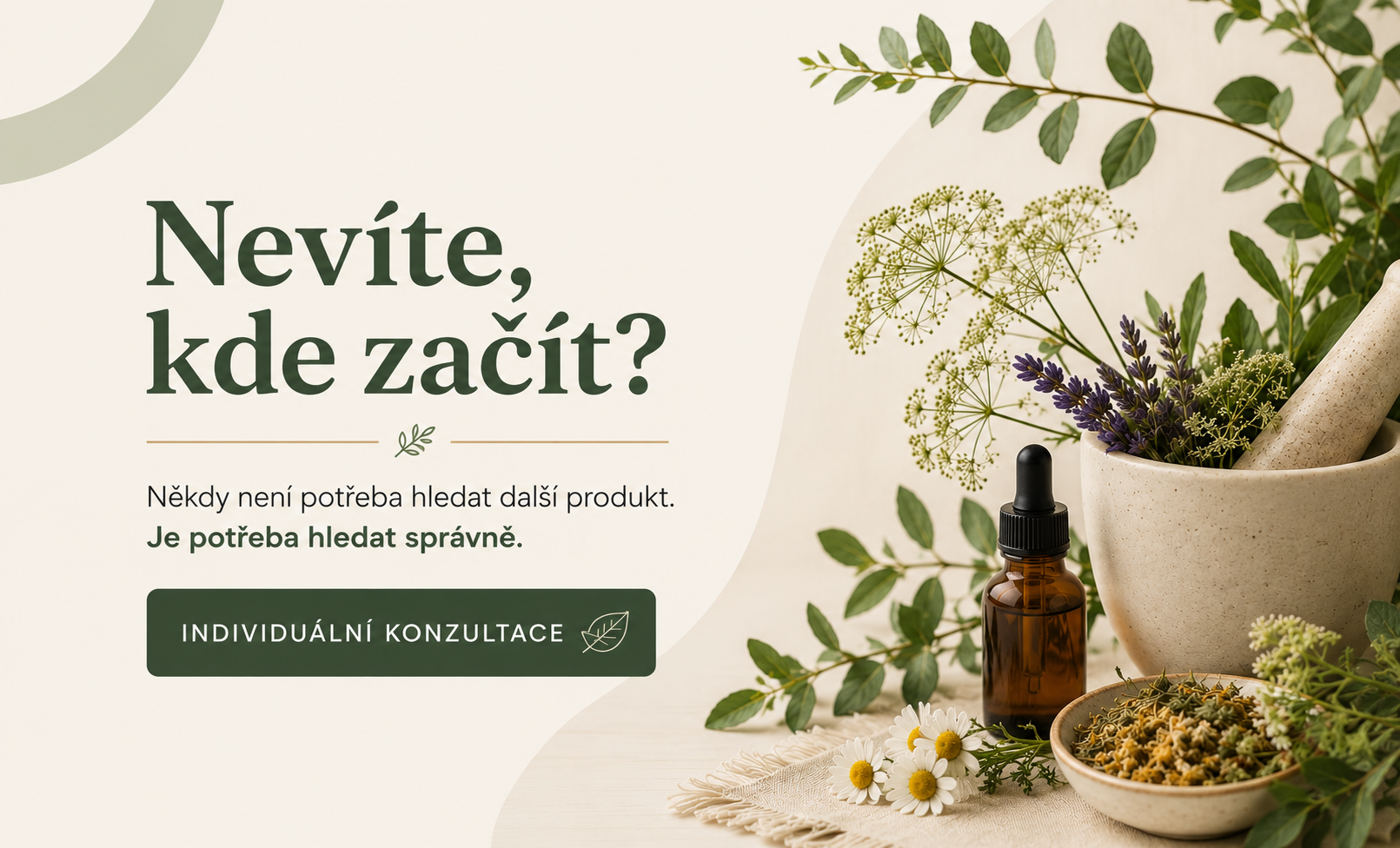 Individuální konzultace Od Andy – pomoc při hledání vhodné přírodní péče