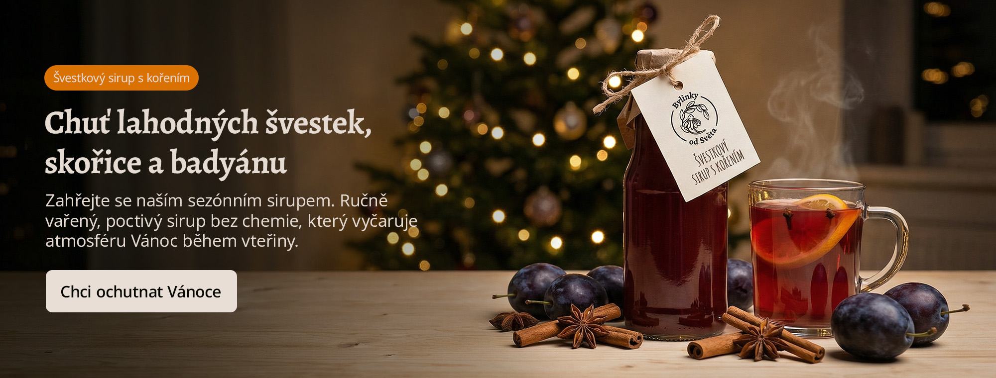 Švestkový sirup s kořením