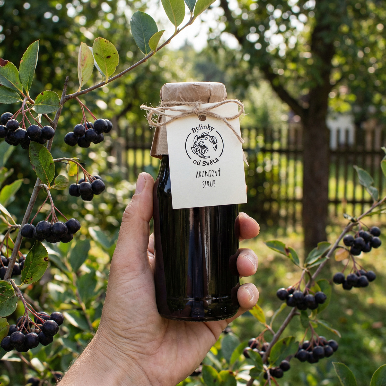 Aroniová limonáda a aroniový čaj