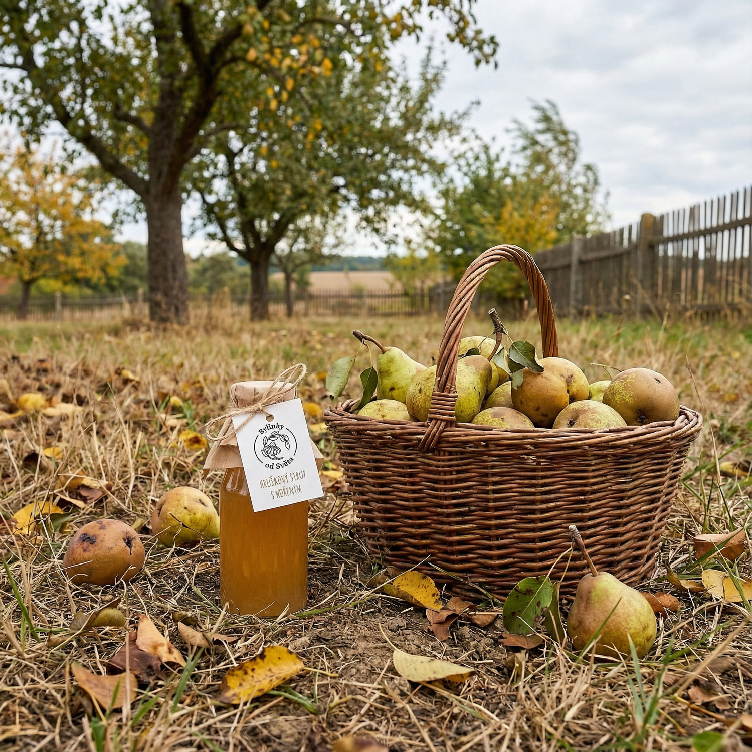 Hruškový sirup s kořením Bylinky od Světa – sladká chuť vyzrálých hrušek