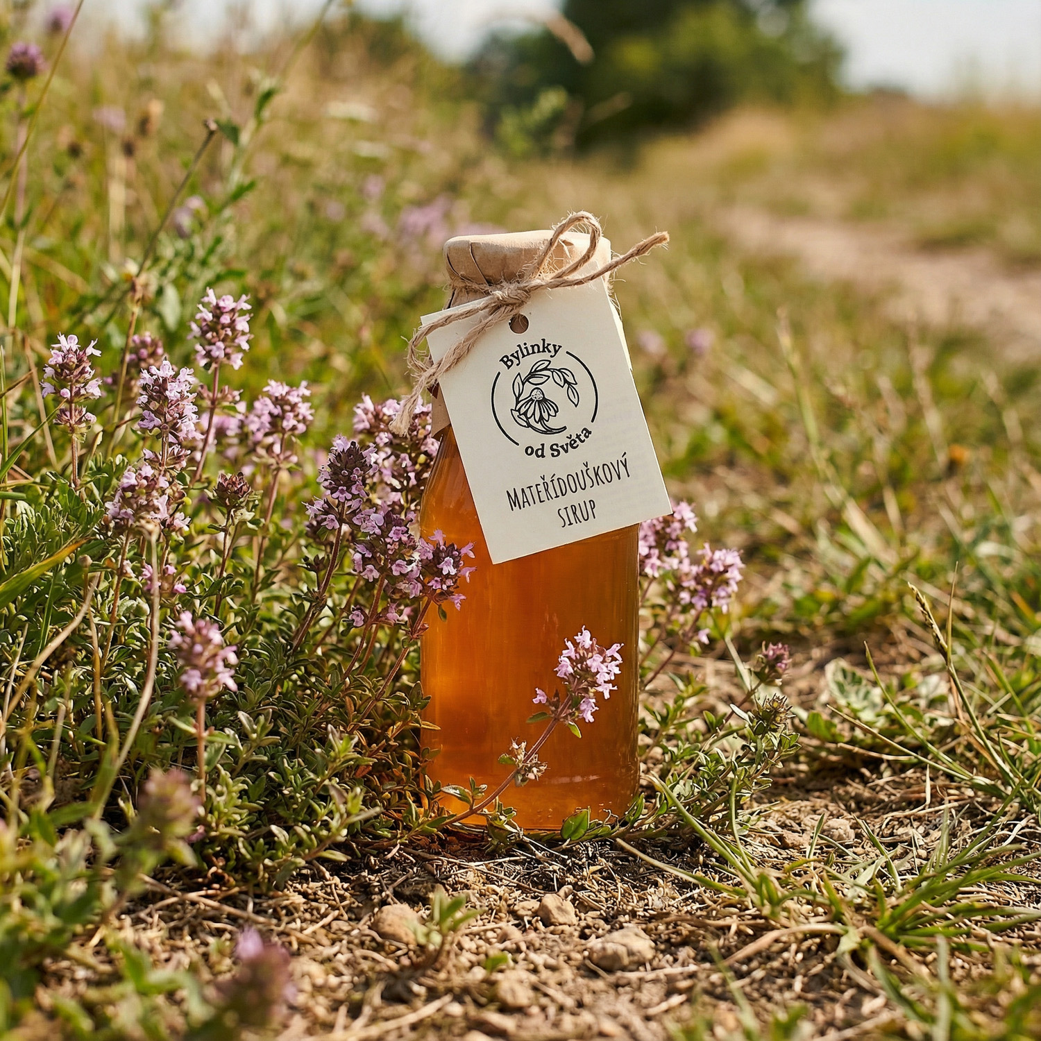 Mateřídouškový sirup Bylinky od Světa – jemná chuť lučních bylin