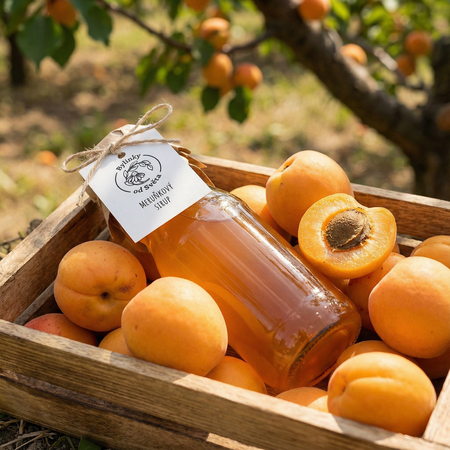 Meruňkový sirup Bylinky od Světa – sladká a voňavá chuť meruněk