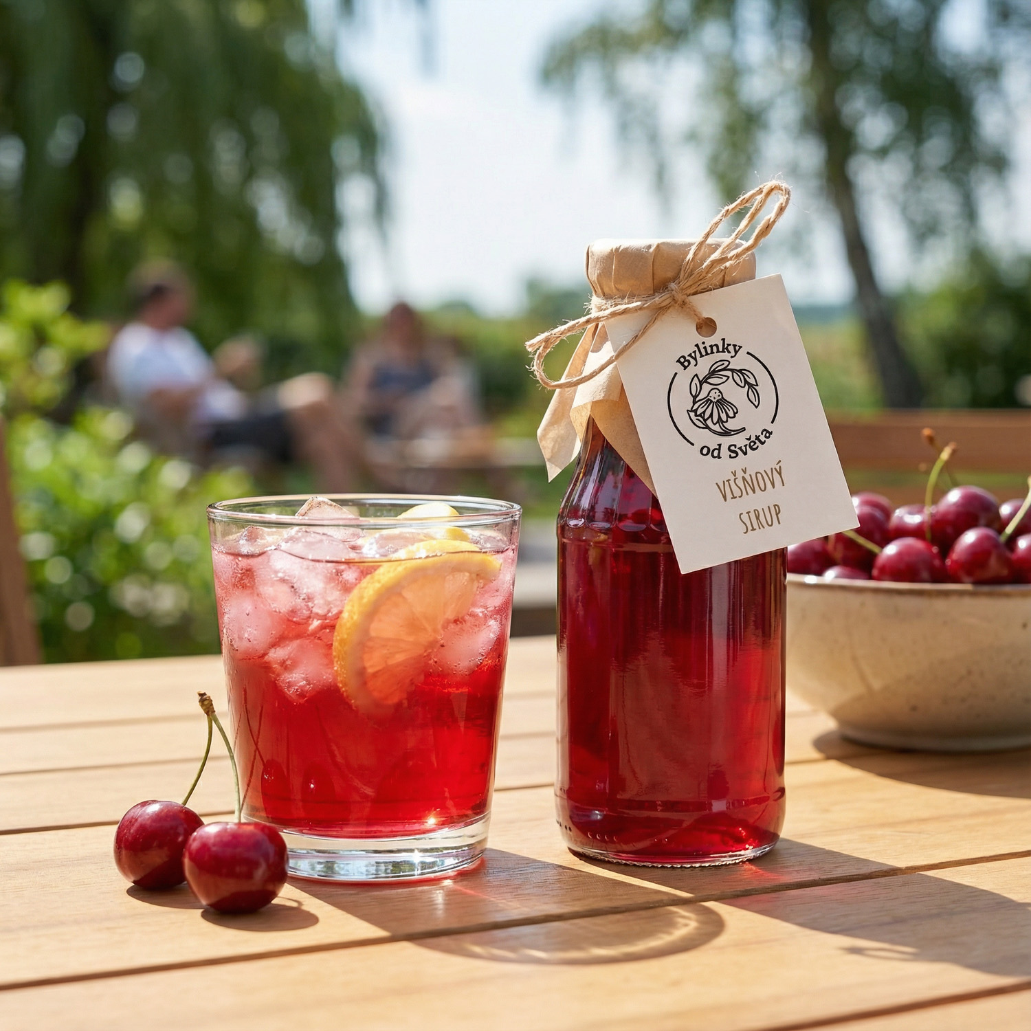 Višňová limonáda a horký višňový nápoj