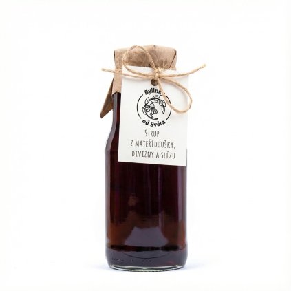 Sirup mateřídouška s diviznou a slézem (Objem 750ml)
