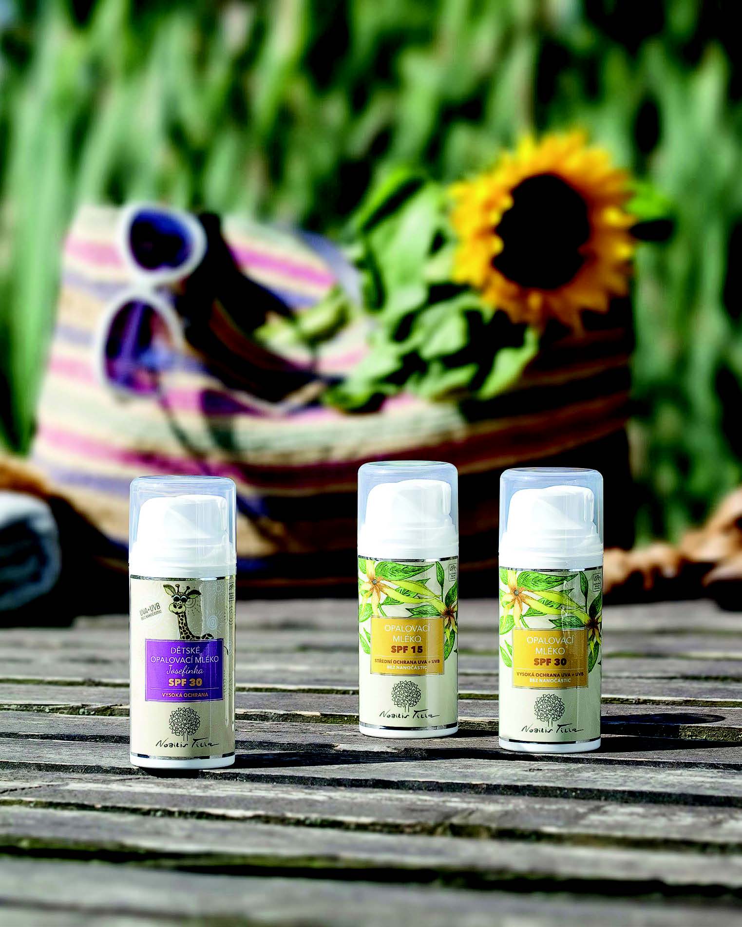 Opalovací kosmetika Nobilis Tilia