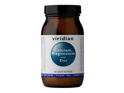 Viridian Calcium Magnesium (hořčík) with Zinc 100g (Vápník, Hořčík a Zinek)