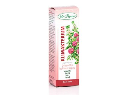 Dr. Popov Bylinné kapky Klimakterium na menopauzu, 50 ml