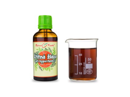 Bylinné kapky Štítná žláza hyperfunkce - Pavlovy bylinné kapky (tinktura) 50 ml