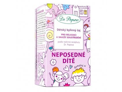Dr. Popov Neposedné dítě, dětský bylinný čaj, 30 g