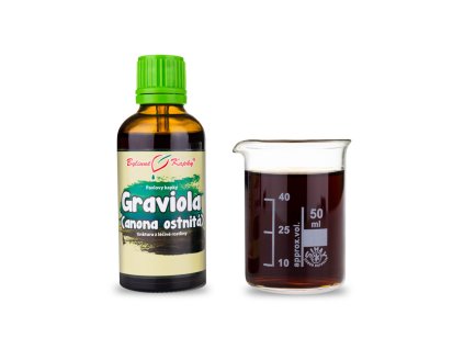anona list graviola guanabana anonna pavlovy bylinne kapky tinktura 50 ml