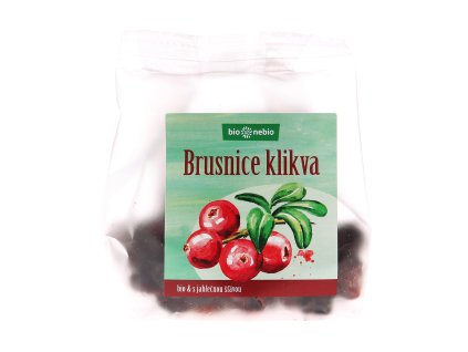 Bio Nebio Klikva brusnice s jablečnou šťávou 75 g BIO