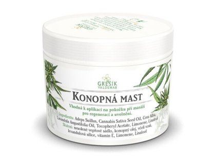 Grešík Konopná mast 50.00 ml