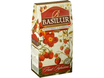 Basilur Fruit Strawberry & Raspberry papír 100g