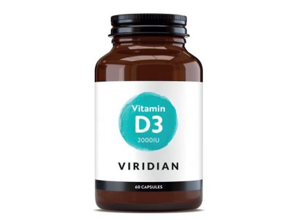 Viridian Vitamin D3 2000iu 60 kapslí