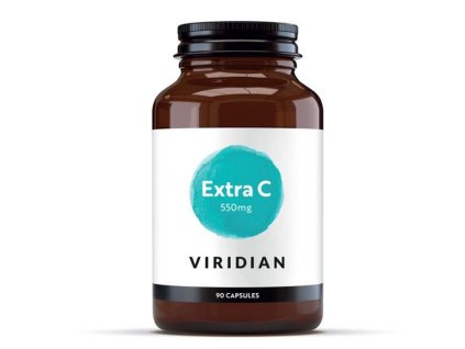 Viridian Extra C 550mg 90 kapslí (Vitamín 550mg)